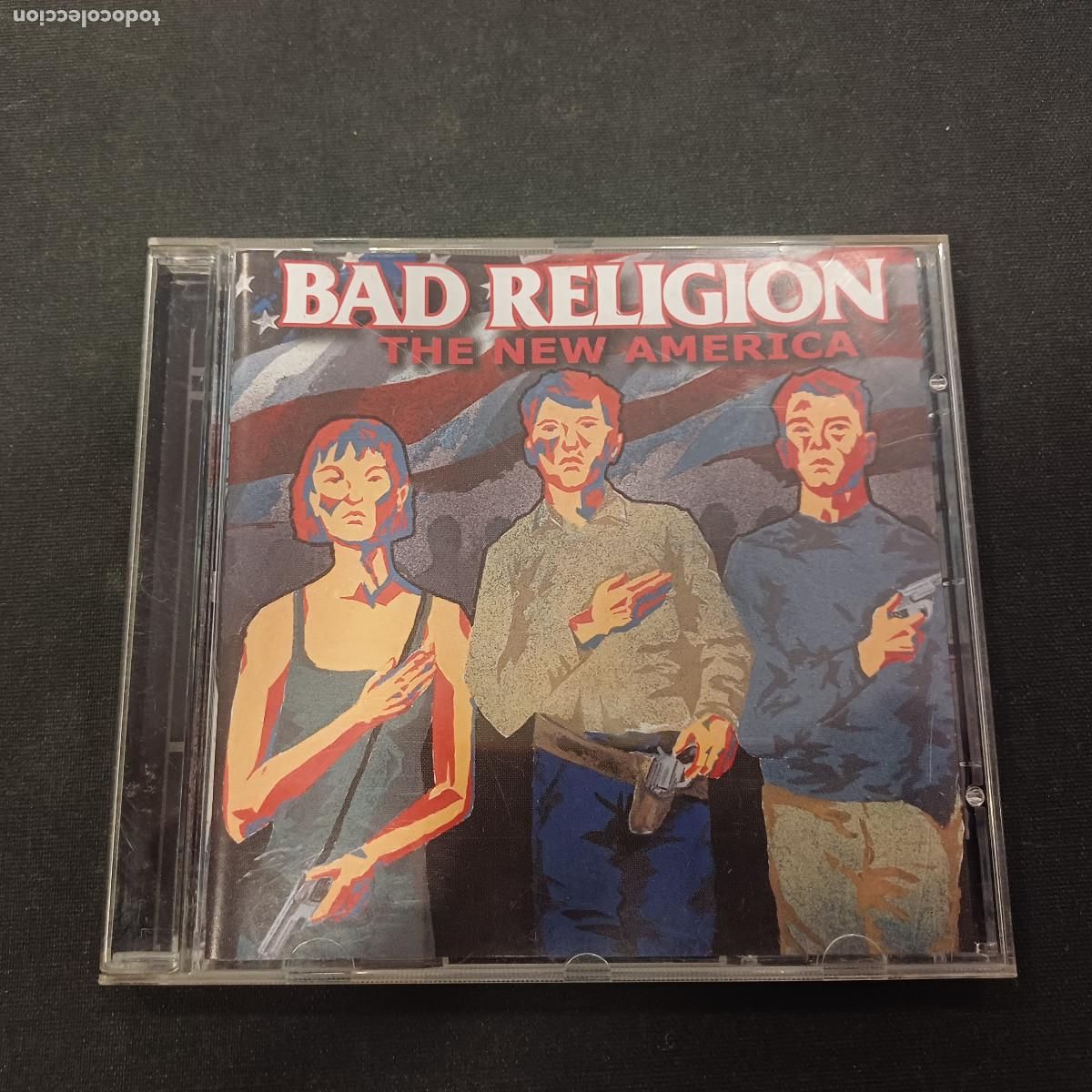 CDs de m&uacute;sica: BAD RELIGION/THE NEW AMERICA/CD METAL.