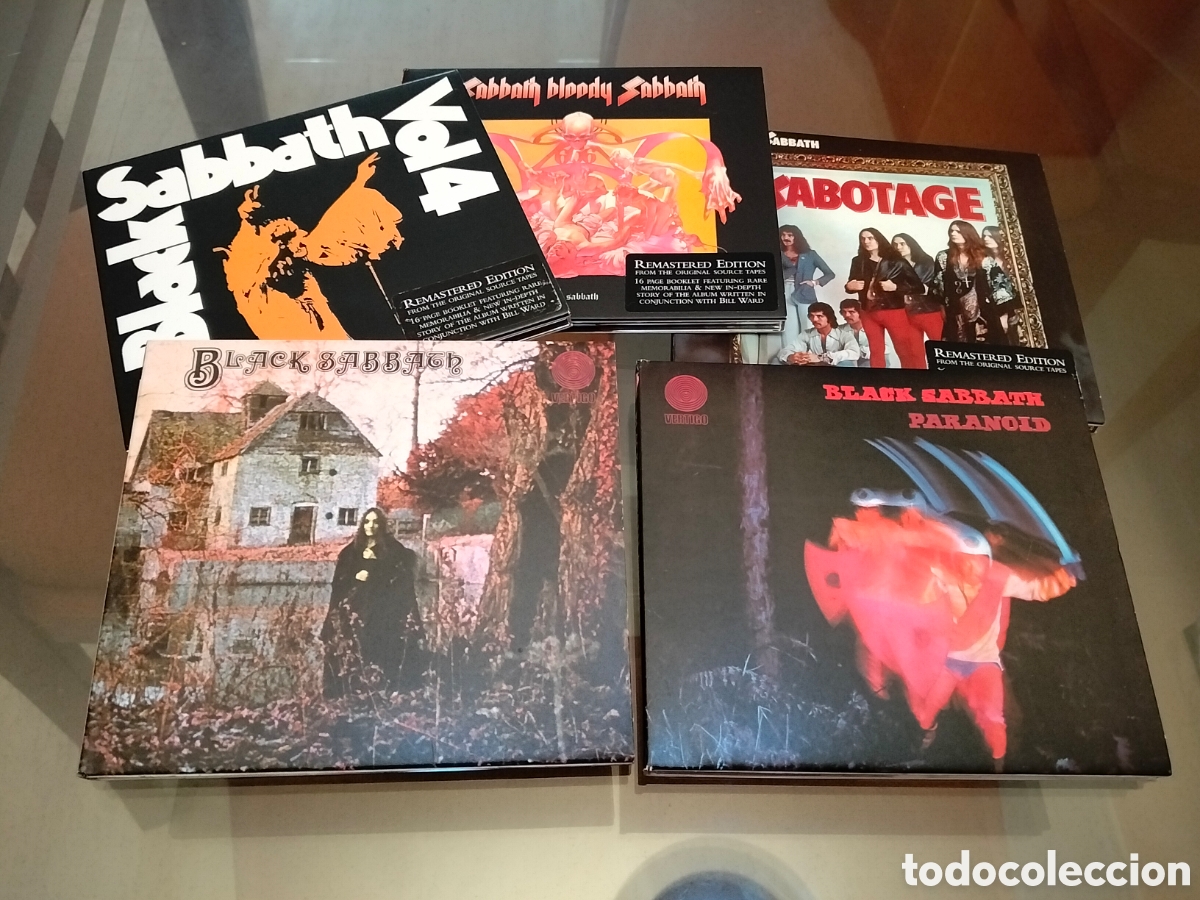 CDs de m&uacute;sica: Black Sabbath Remasters 5CD Ozzy Osbourne