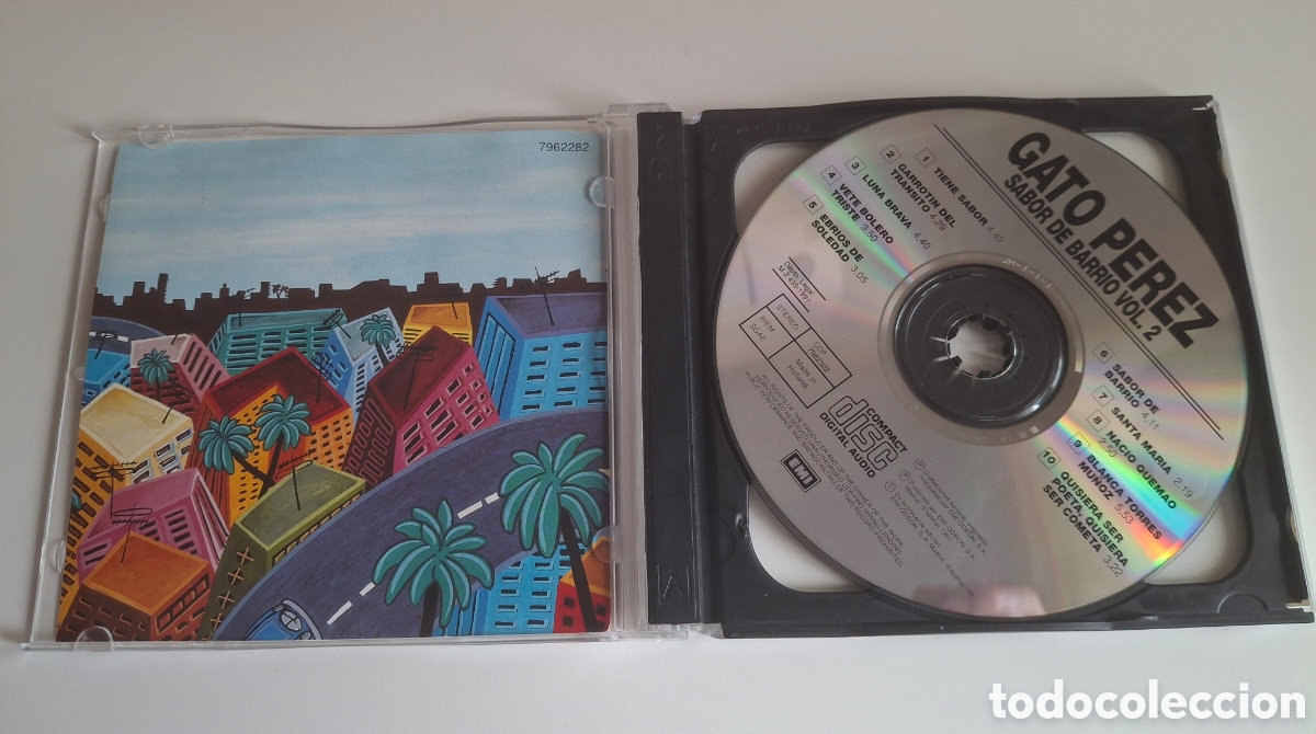 CDs de m&uacute;sica: DOBLE CD &rdquo;SABOR DE BARRIO&rdquo;, GATO PEREZ - Foto 3