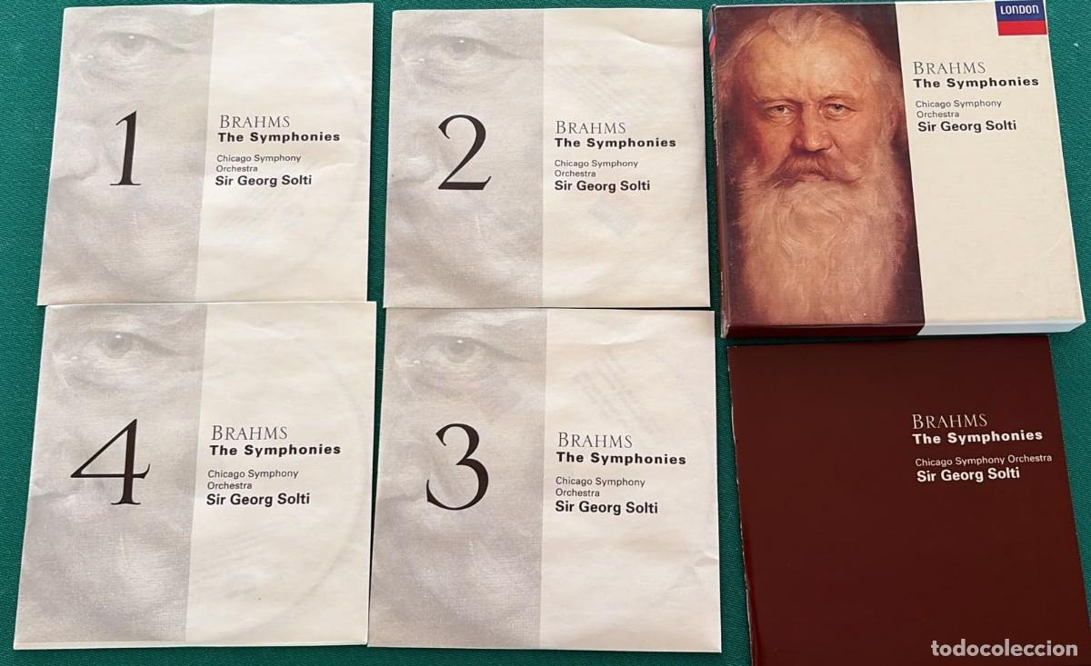 CDs de m&uacute;sica: BRAHMS &ndash; THE SYMPHONIES &ndash; SIR GEORG SOLTI &ndash; CHICAGO SYMPHONY ORCHESTRA &ndash; LONDON/DECCA &ndash; BOX 4 CD &ndash; 1
