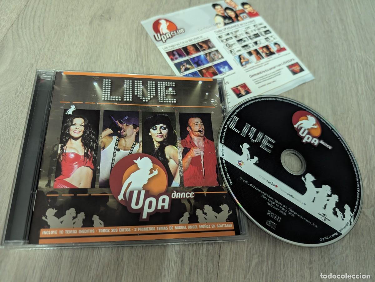 CDs de m&uacute;sica: UPA DANCE - LIVE INCLUYE TODOS SUS EXITOS + 10 TEMAS NUEVOS .CD -2003 - LIBRETO DE 8 PAG.+INTERC