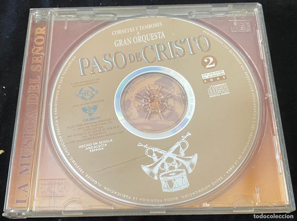 CDs de m&uacute;sica: 'Paso de Cristo 2 - Cornetas y Tambores a Gran Orquesta'. Semana Santa. 10 temas. 2000. Sin car&aacute;tula