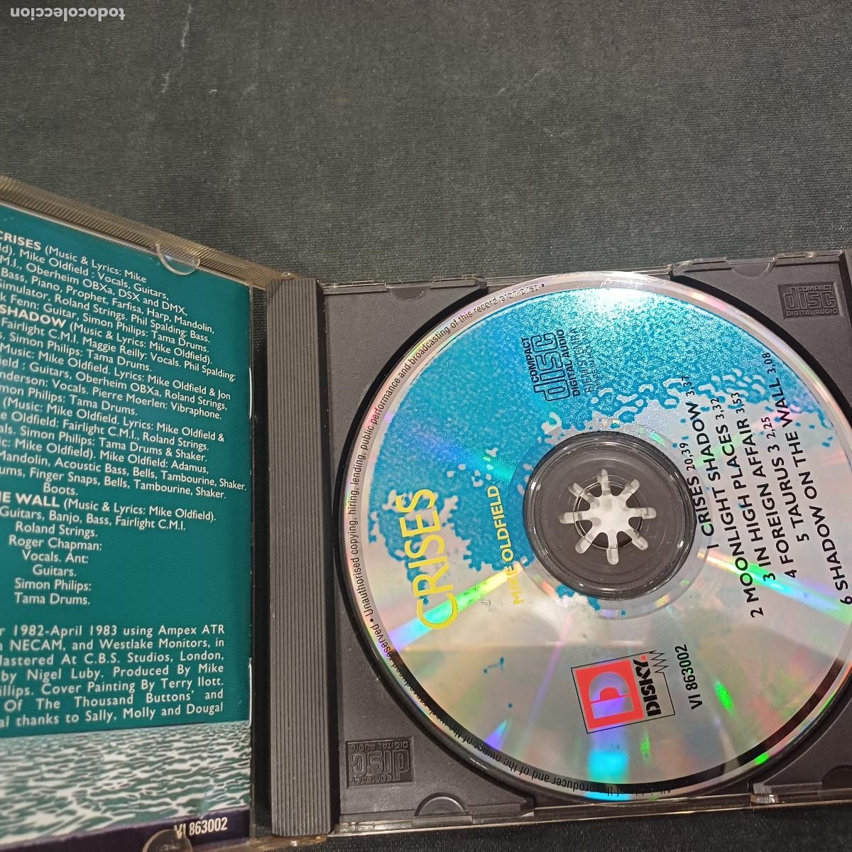 CDs de m&uacute;sica: MIKE OLDFIELD/CRISES/CD. - Foto 2
