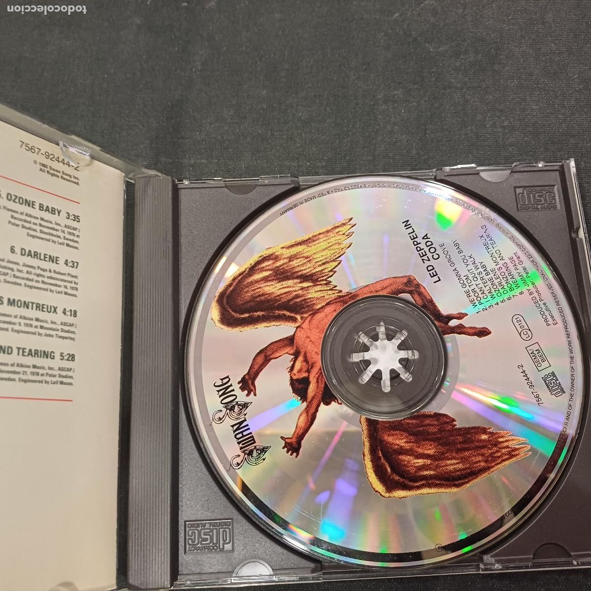 CDs de m&uacute;sica: LED ZEPPELIN/CODA/CD. - Foto 2