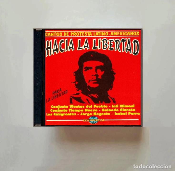 CD de M&uacute;sica: CANTOS DE PROTESTA LATINOAMERICANAS. HACIA A LA LIBERTAD. MUSICA DE LA REVOLUCION. CD.