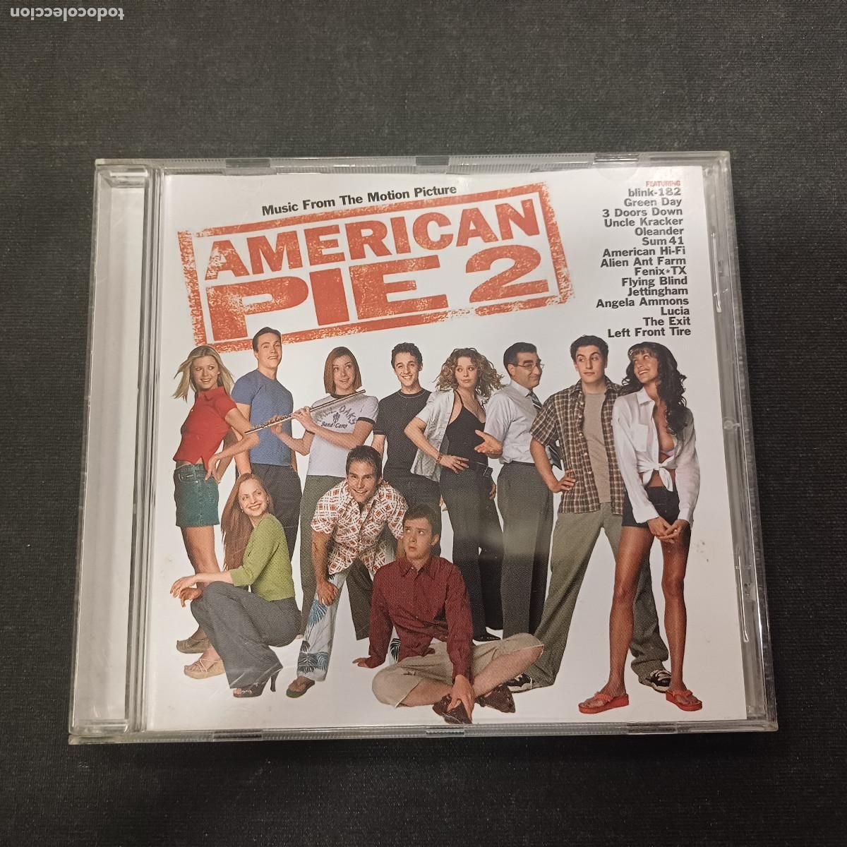 CDs de m&uacute;sica: AMERICAN PIE 2/MUSIC FROM THE MOTION PICTURE/GREEN DAY-BLINK-182-SUM 41/CD PUNK.
