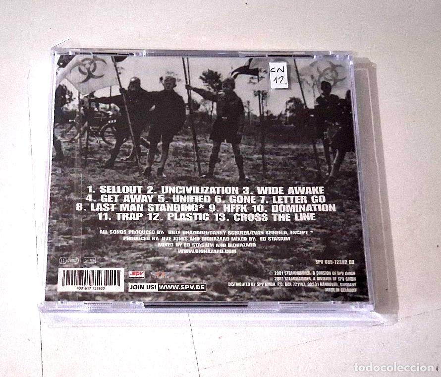 CDs de m&uacute;sica: BIOHAZARD &rdquo;UNCIVILIZATION&rdquo; CD 13 TRACKS COMO NUEVO - Foto 2