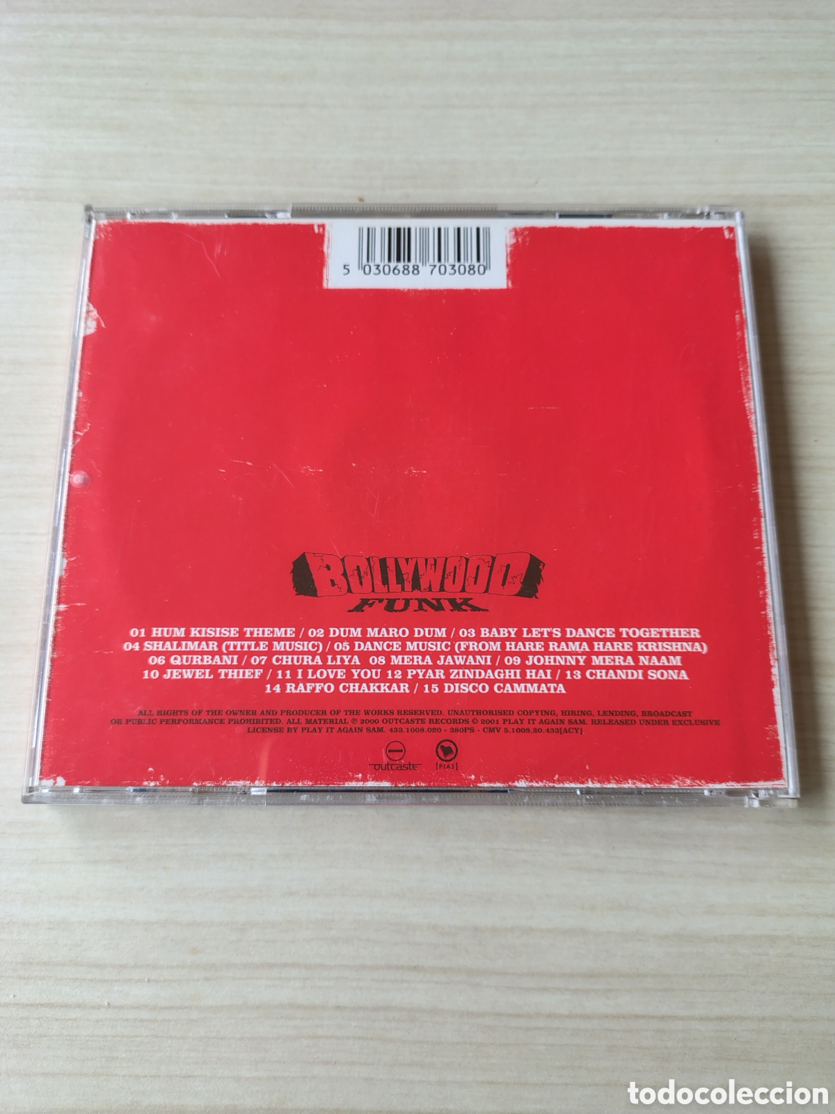 CDs de m&uacute;sica: BOLLYWOOD FUNK ( 2001 OUTCASTE ) - Foto 3