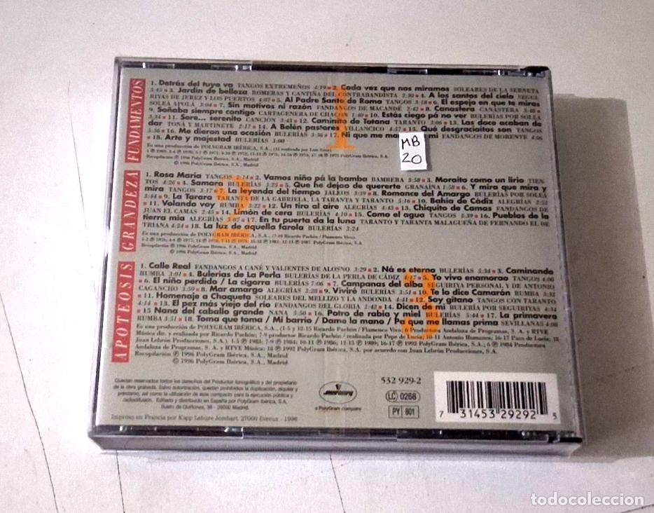 CDs de m&uacute;sica: CAMARON &rdquo;ANTOLOGIA&rdquo; 3CD 54 TRACKS CD - Foto 2