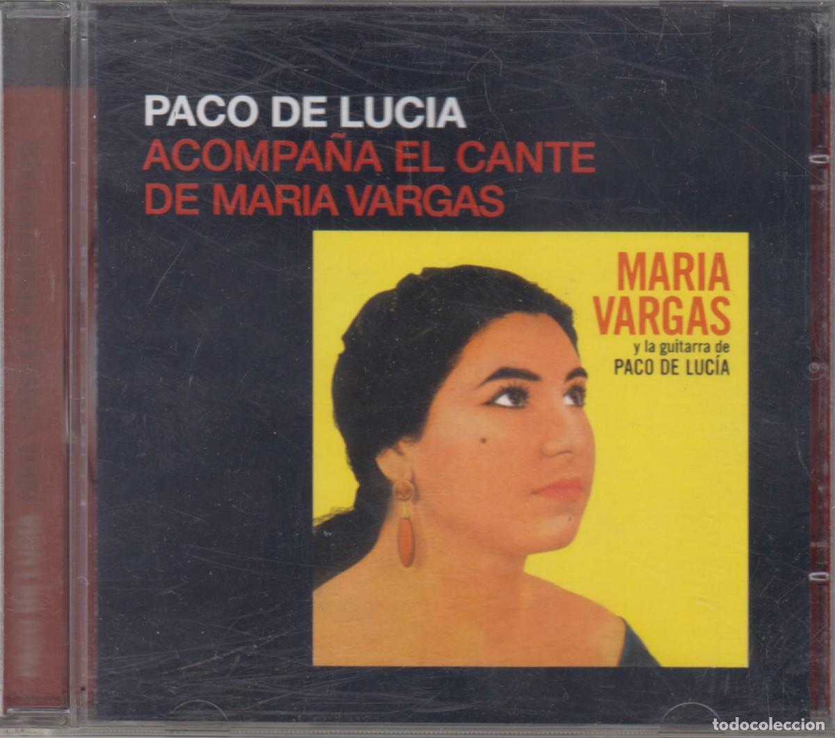 CDs de m&uacute;sica: Paco De Luc&iacute;a acompa&ntilde;a el cante de Mar&iacute;a Vargas cd 2005