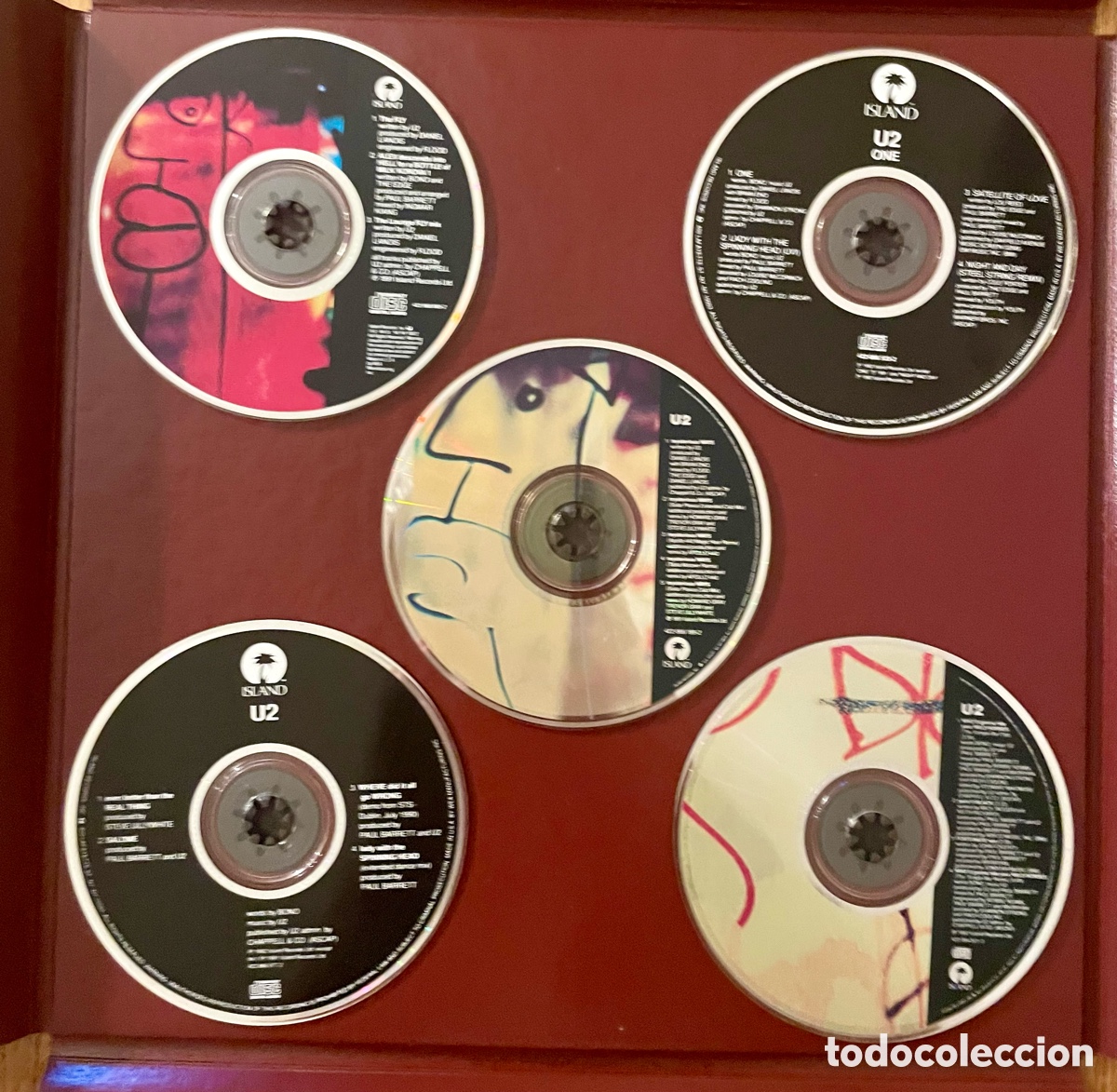 CDs de m&uacute;sica: Box set brit&aacute;nico U2 &ldquo;Mysterious Ways&rdquo; 5 CD - Foto 3