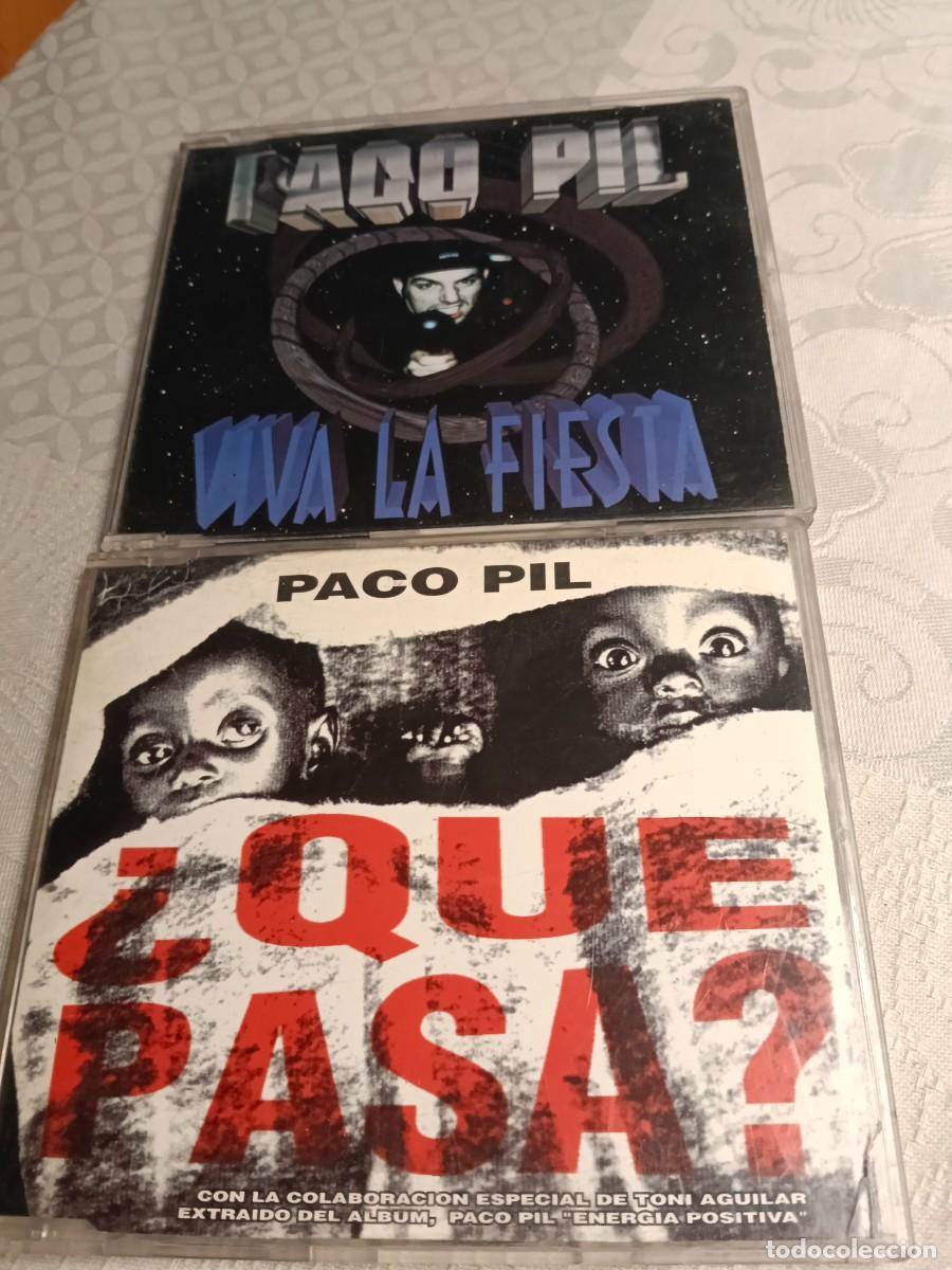 CDs de m&uacute;sica: RAR 2 SINGLES CD'S. PACO PIL. VIVA LA FIESTA & &iquest;QUE PASA?