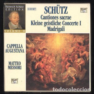 CDs de m&uacute;sica: Sch&uuml;tz: Cantiones Sacrae, Kleine Geistliche Concerte I, Madrigali- 5028421924403
