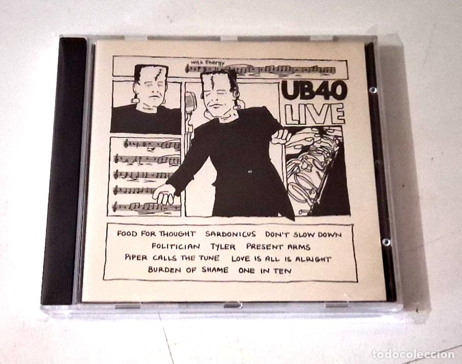 CDs de m&uacute;sica: UB40 &rdquo;LIVE&rdquo; CD 10 TRACKS