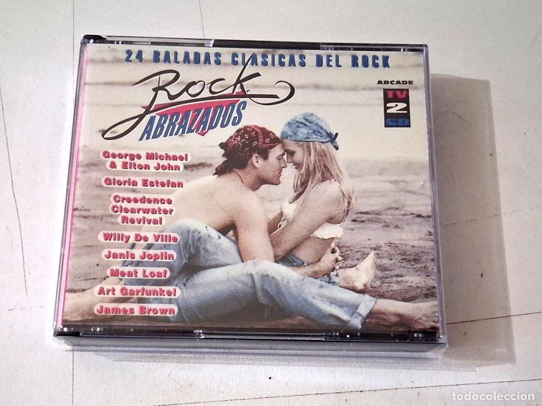 CDs de m&uacute;sica: CD &rdquo;ROCK ABRAZADOS 14 BALADAS CLASICAS DEL ROCK&rdquo; 2CD 24 TRACKS GEORGE MICHAEL CR
