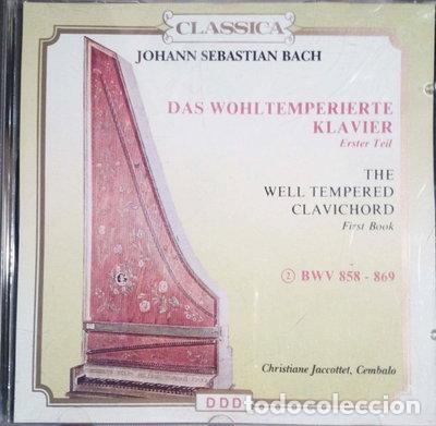 CDs de m&uacute;sica: Das Wohltemperierte Klavier - 2 BWV 858-869- 8004883550500