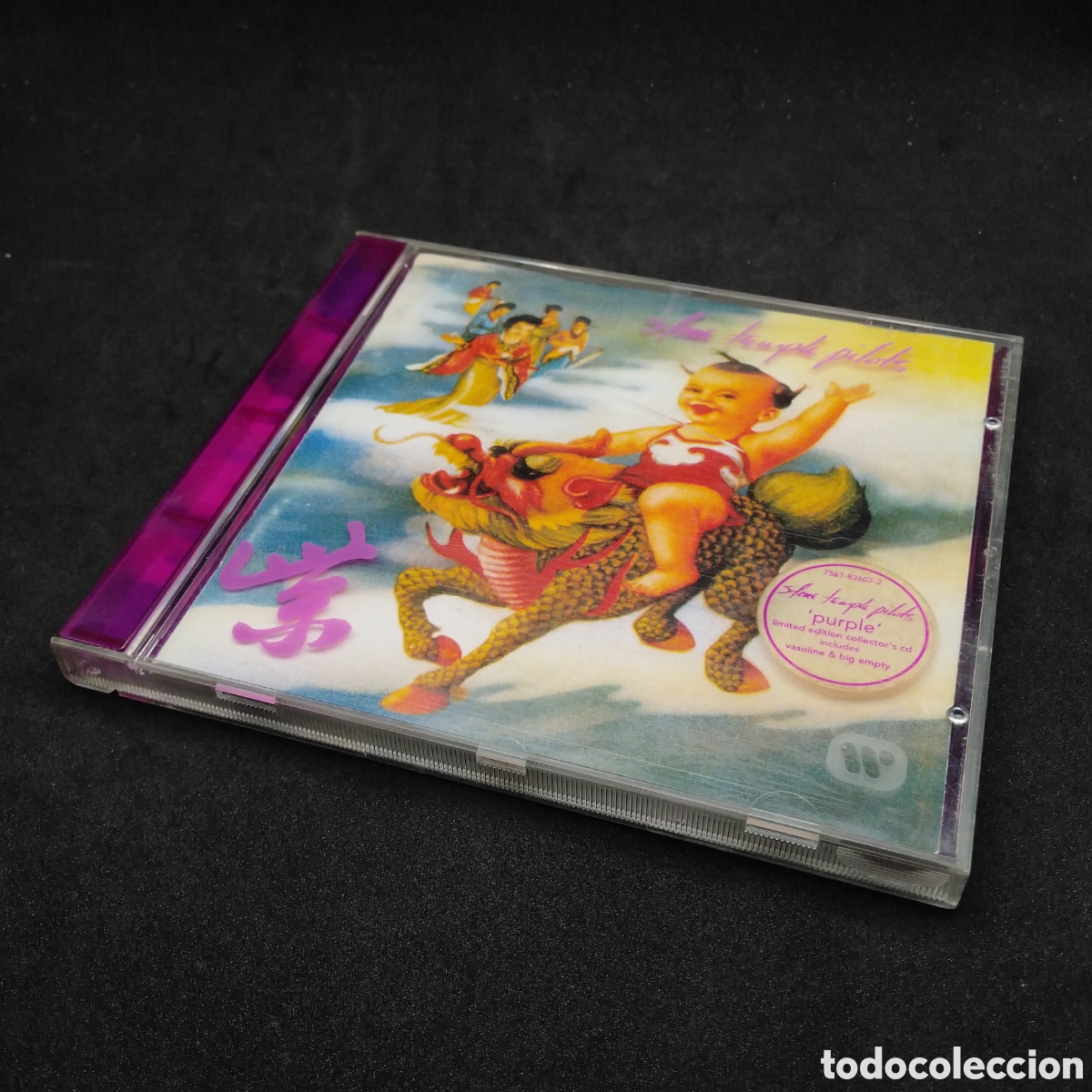 CD di Musica: STONE TEMPLE PILOTS - PURPLE - BANDEJA INTERIOR VIOLETA Y CAJA SERIGRAFIADA 1994 - CD VERIFICADO