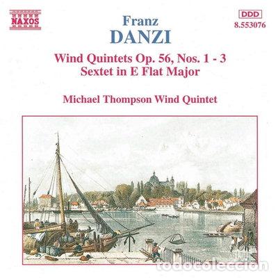 CDs de m&uacute;sica: Franz Danzi: Wind Quintets Op. 56, Nos. 1-3 / Sextet in E Flat Major- 0730099407625
