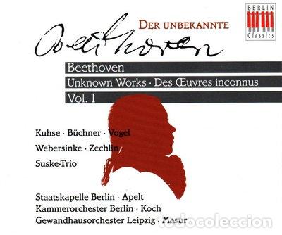 CDs de m&uacute;sica: Beethoven: Der Unbekannte, Vol. 1- 0782124913120