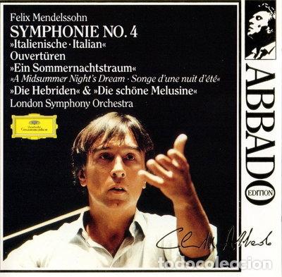 CDs de m&uacute;sica: Mendelssohn: Symphony No. 4 'Italian' / Ouvert&uuml;ren- 0028943701327