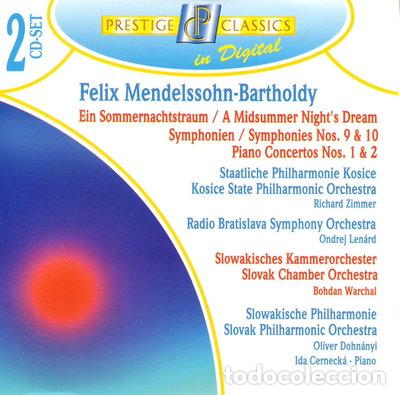 CDs de m&uacute;sica: Mendelssohn: Midsummer Night's Dream / Symphonies 9 & 10 / Piano Concertos No...- 7619929159329