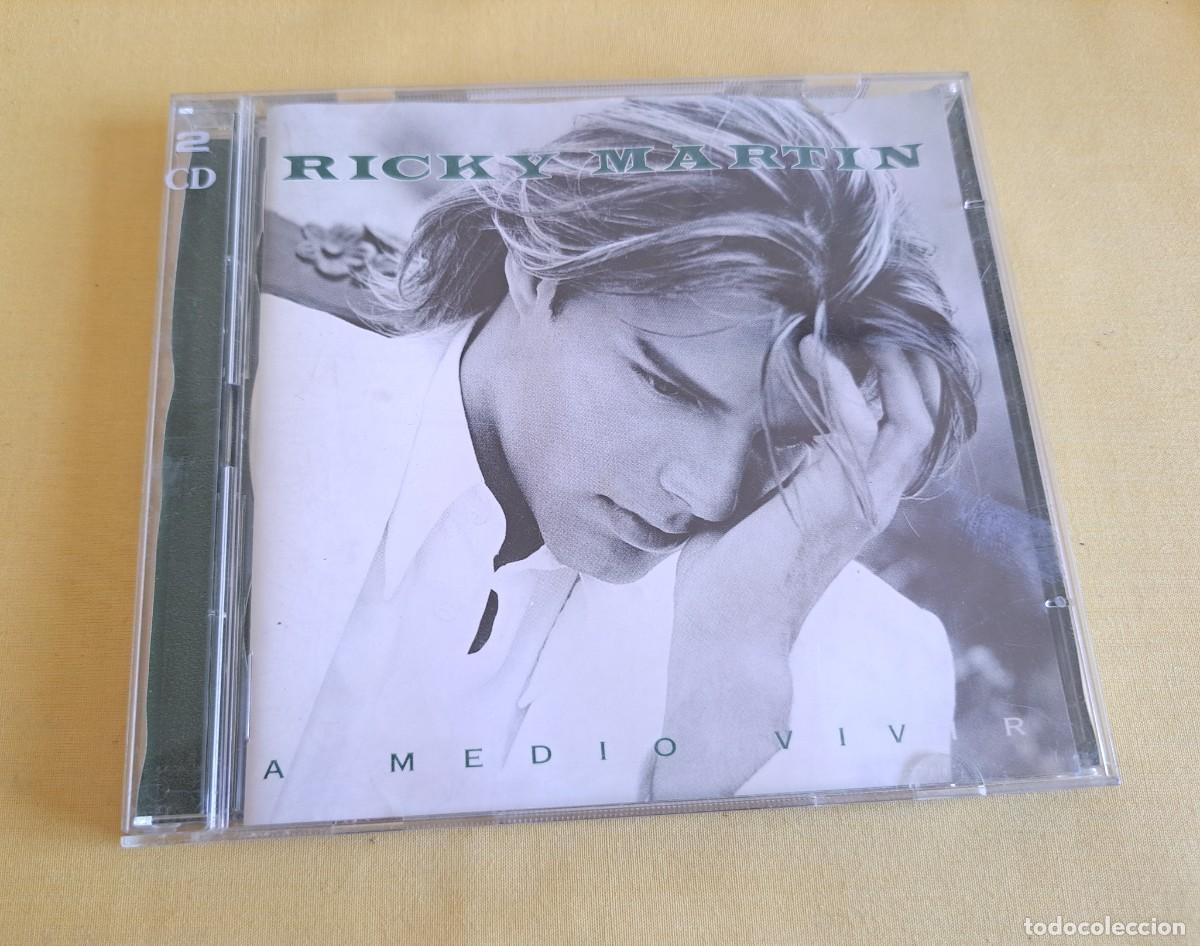 CDs de m&uacute;sica: RICKY MARTIN - A MEDIO VIVIR (DOBLE CD) - COLUMBIA 479882 0 - MEXICO 1995