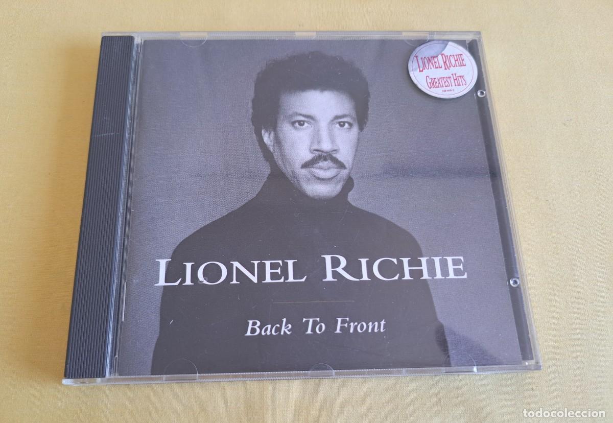 CDs de m&uacute;sica: LIONEL RICHIE - BACK TO FRONT - Motown &ndash; 530 018-2 - UK & EUROPE 1992