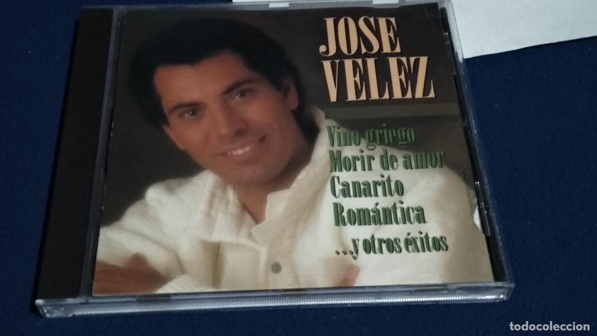 CDs de m&uacute;sica: JOS&Eacute; VELEZ / VINO GRIEGO, CANARITO Y OTROS &Eacute;XITOS - CD 1992 RCA 14 CANCIONES