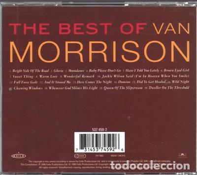 CDs de m&uacute;sica: The Best of Van Morrison- 0731453745926