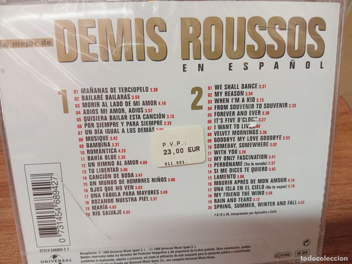 CDs de m&uacute;sica: DEMIS ROUSSOS EN ESPA&Ntilde;OL - 2 CD - Foto 2