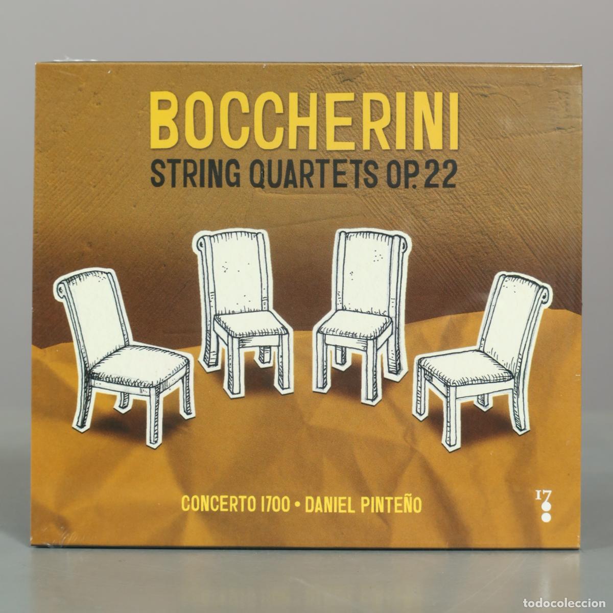 Music CDs: CD. Boccherini: String Quartets Op. 22 - Concerto 1700, Daniel Pinte&ntilde;o . PRECINTADO
