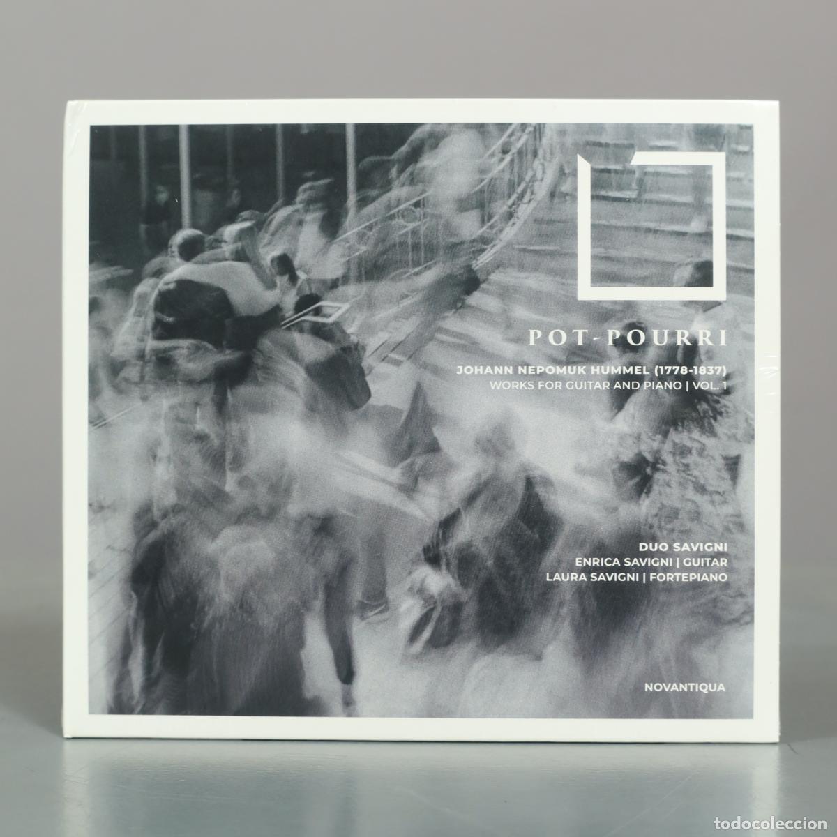 CDs de m&uacute;sica: CD. Pot-Pourri: Johann Nepomuk Hummel Works for Guitar and Piano Vol. 1 - Duo Savigni, . PRECINTADO