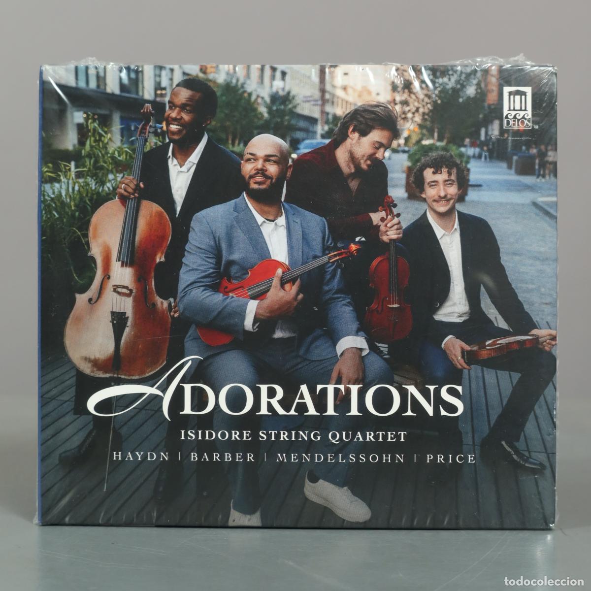 CDs de m&uacute;sica: CD. Adorations - Isidore String Quartet, Joseph Haydn, Samuel Barber, Felix . PRECINTADO