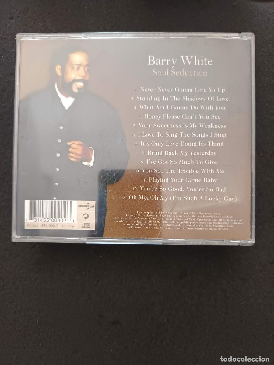 CDs de m&uacute;sica: BARRY WHITE. SOUL SEDUCTION - Foto 2