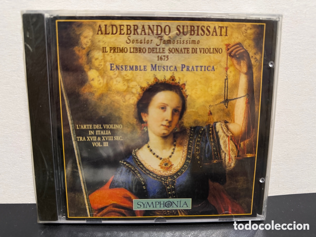 CDs de m&uacute;sica: Aldebrando Subissati - Ensemble Musica Prattica - Il Primo Libro Delle Sonate Di Violino - 1675 (CD)