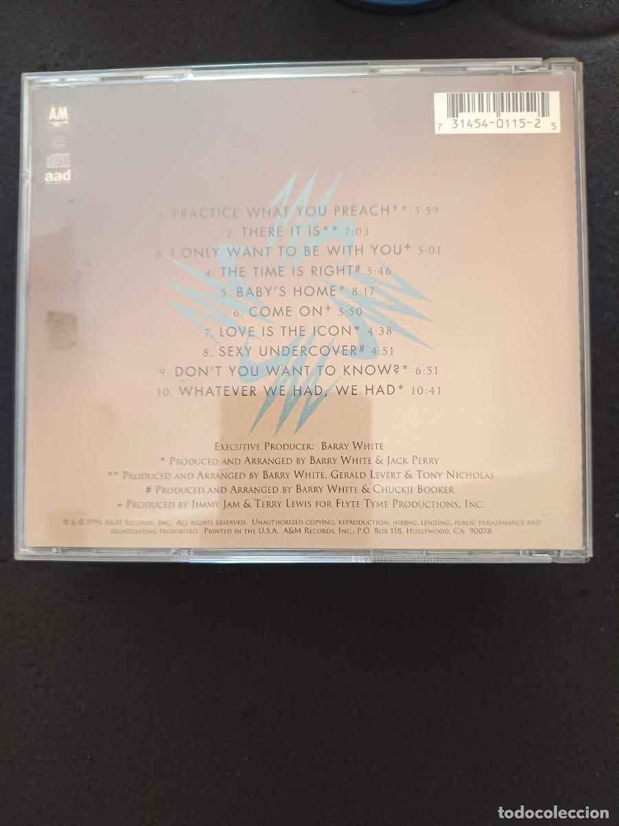 CDs de m&uacute;sica: BARRY WHITE. THE ICON IS LOVE - Foto 2