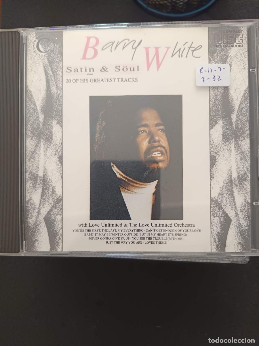 CDs de m&uacute;sica: BARRY WHITE. SATIN AND SOUL. 20 OF HIS GREATEST TRACKS