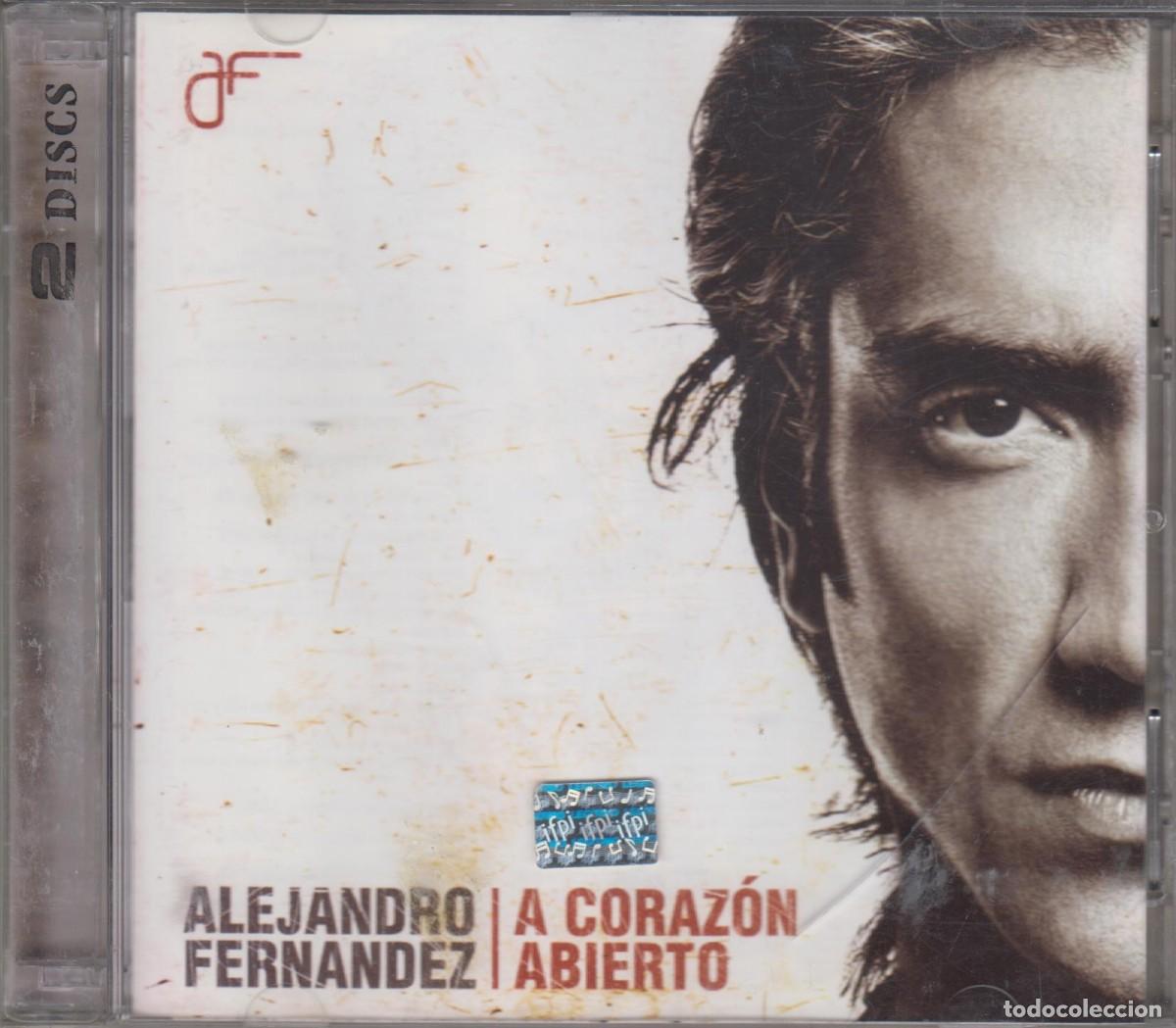 CDs de m&uacute;sica: Alejandro Fern&aacute;ndez cd + dvd A Coraz&oacute;n Abierto 2004