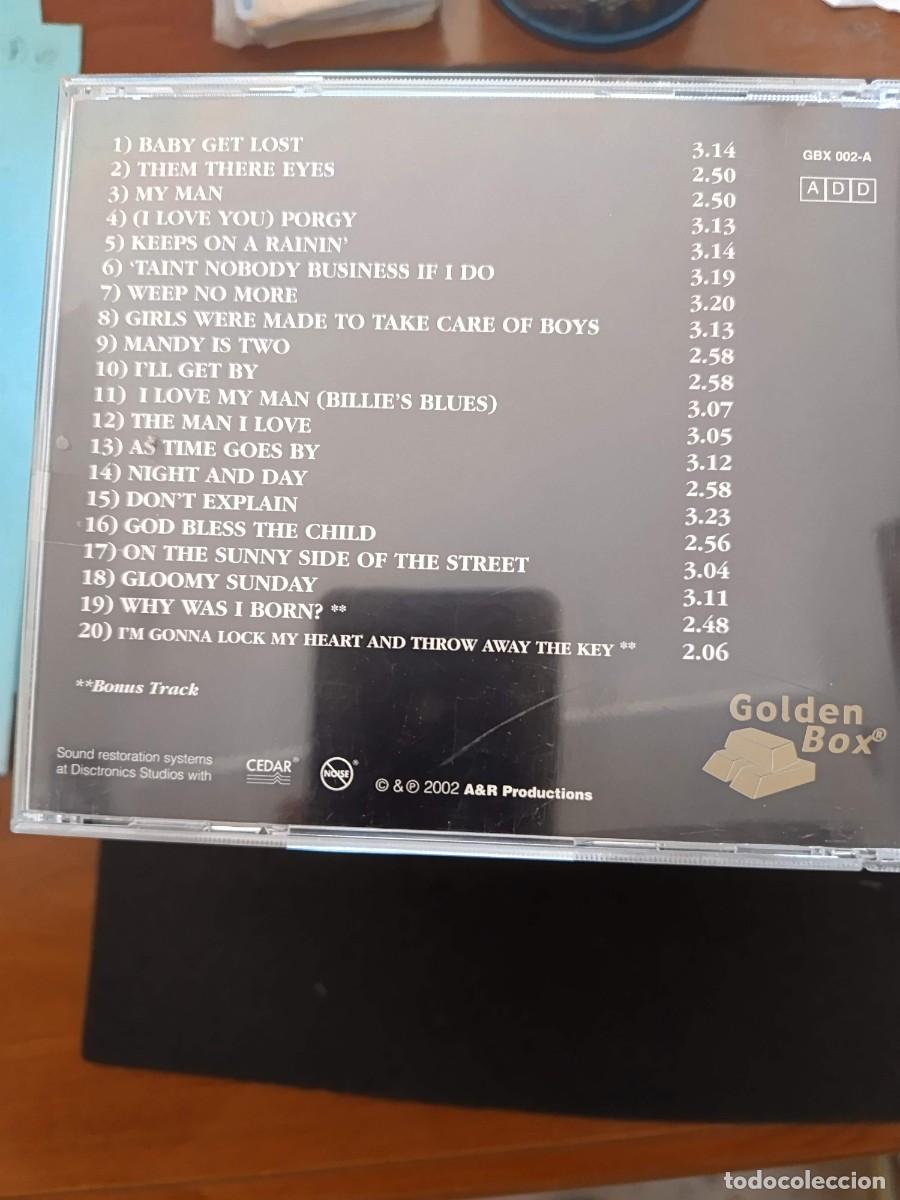 CDs de m&uacute;sica: BILLIE HOLIDAY. ONLY ORIGINAL HITS - Foto 2