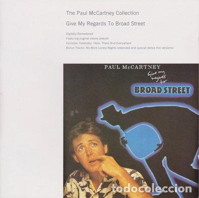 CDs de m&uacute;sica: Give My Regards to Broad Street- 0077778926825