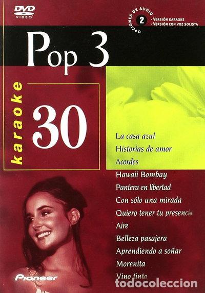 CDs de m&uacute;sica: Karaoke 30 Pop 3- 8425736103207