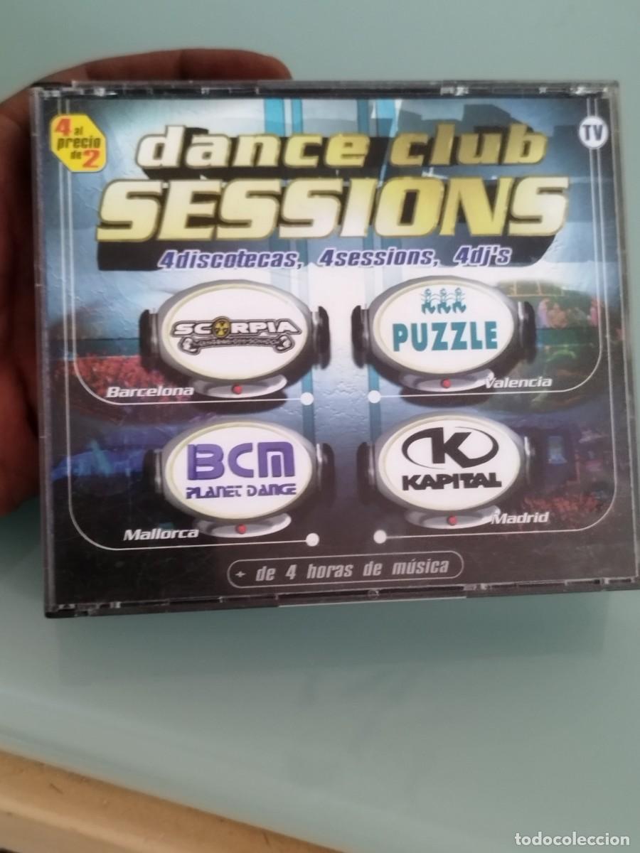 CDs de m&uacute;sica: Dance club sessions Serie: Scorpia Central Del Sonido, Grupo Kapital, Puzzle, BCM Planet Dance. 4 cd