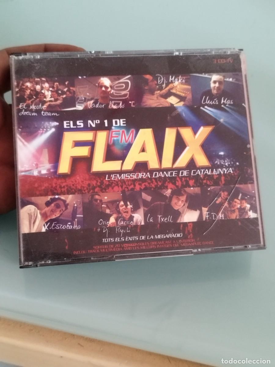 CDs de m&uacute;sica: Els N&ordm; 1 de Flaix FM, publicado en 1999. Solo caja sin CDs