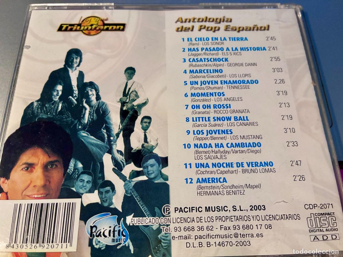 CDs de m&uacute;sica: los que trinufaron, Antolog&iacute;a Del Pop Espa&ntilde;ol (Pacific Music &ndash; CDP-12071, CD, 2003)
