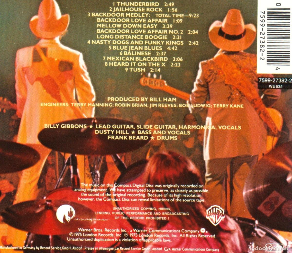 CDs de m&uacute;sica: ZZ TOP. FANDANGO. CD.