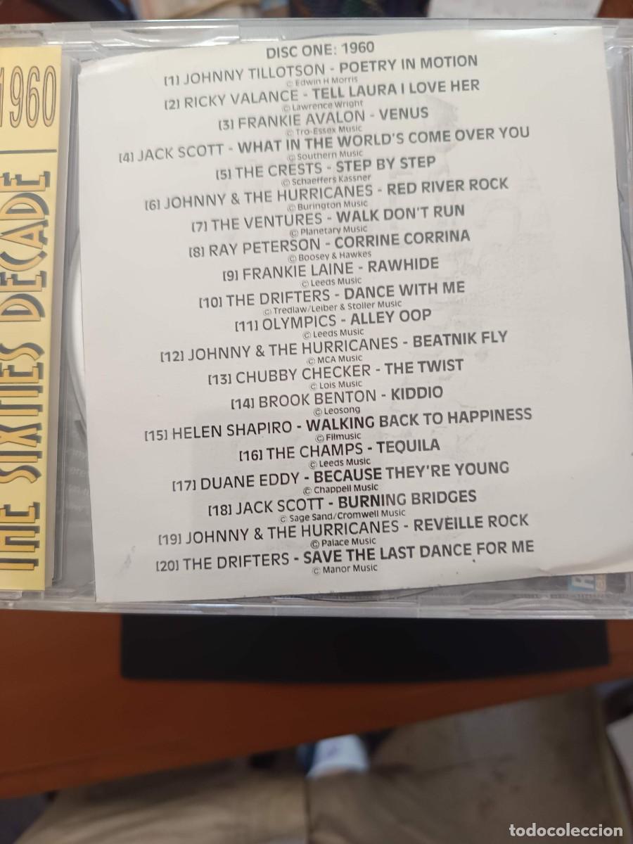 CDs de m&uacute;sica: THE SIXTIES, 1960. 20 HITS - Foto 2