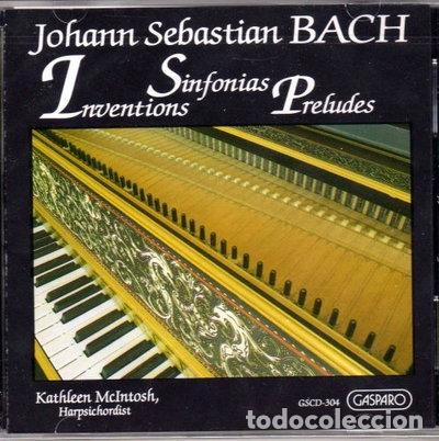 CDs de m&uacute;sica: Bach: Inventions, Sinfonias, Preludes- 0755101030448