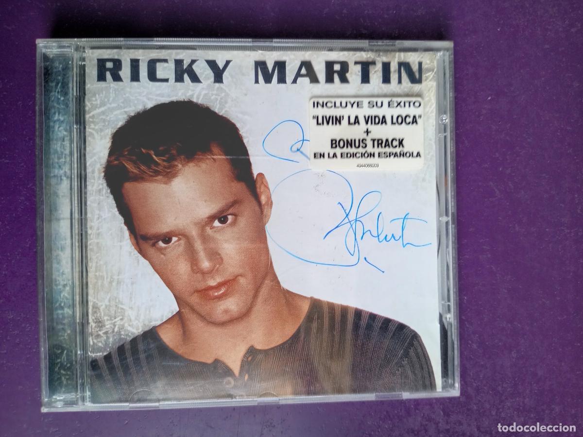 CDs de m&uacute;sica: Ricky Martin - CD COLUMBIA 1999 SIN USO - FIRMA Y DEDICATORIA DEL ARTISTA EN PORTADA - LATIN DISCO
