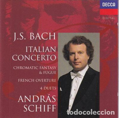 CDs de Musique: Italian Concerto, Chromatic Fantasy & Fugue, French Overture, 4 Duets- 0028944890822