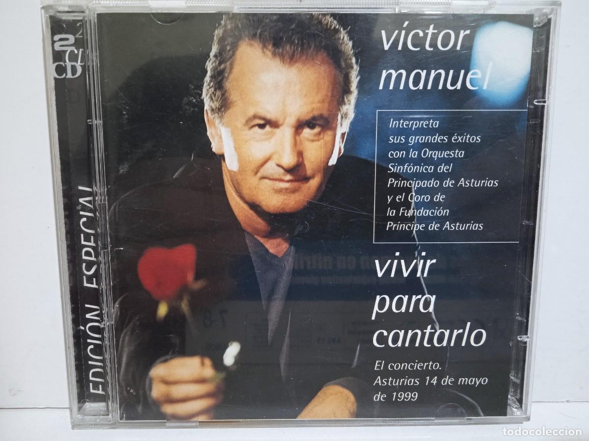 CDs de m&uacute;sica: Victor Manuel - Vivir Para Cantarlo - Edicion Especial - 2 x CD - 1999